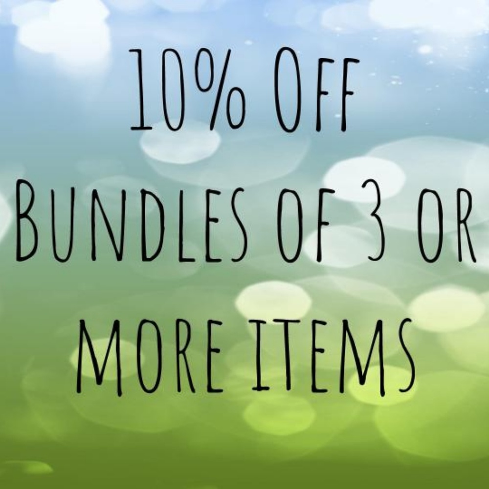 10% Off Bundles of 3 or More Items